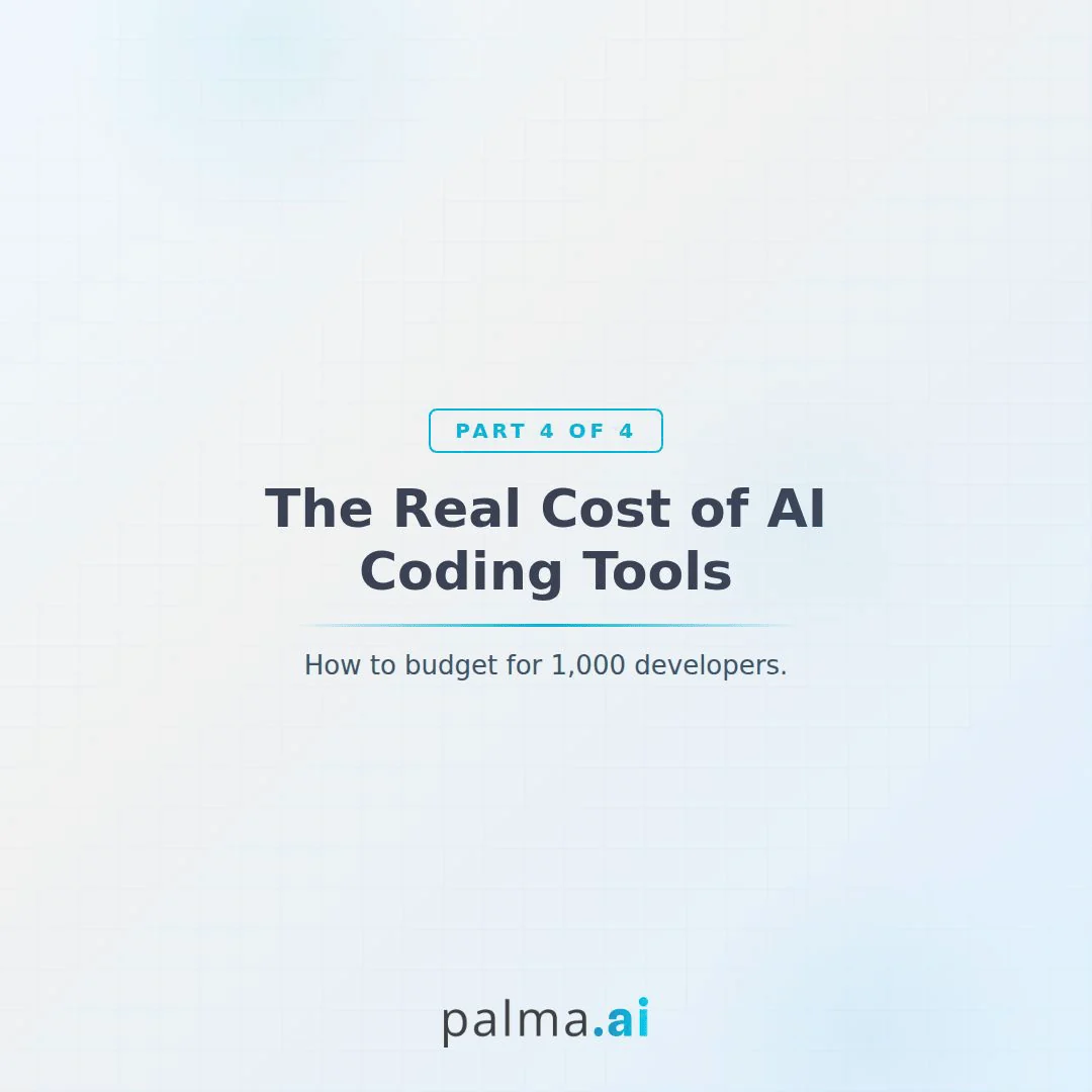 What AI Coding Tools Actually Cost at 1,000 Developers